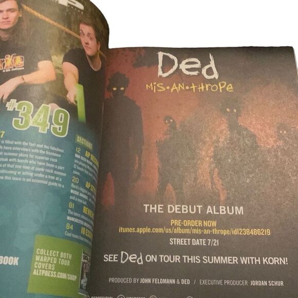 Pre Owned Alternative Press AP August 2017 Issue #349.1 Warped Tour 2017 Best Wa - Picture 6 of 8